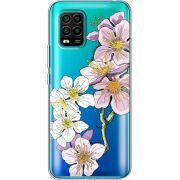 Прозрачный чехол BoxFace Xiaomi Mi 10 Lite Cherry Blossom