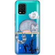 Прозрачный чехол BoxFace Xiaomi Mi 10 Lite Just Love
