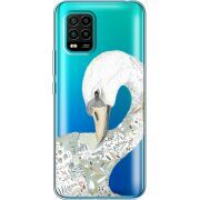 Прозрачный чехол BoxFace Xiaomi Mi 10 Lite Swan