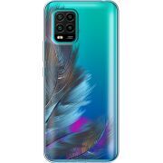 Прозрачный чехол BoxFace Xiaomi Mi 10 Lite Feathers