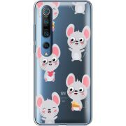 Прозрачный чехол BoxFace Xiaomi Mi 10 Pro с 3D-глазками Mouse