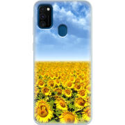 Чехол BoxFace Samsung M215 Galaxy M21 Подсолнухи