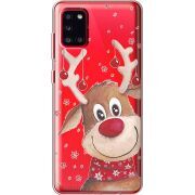 Прозрачный чехол BoxFace Samsung A315 Galaxy A31 Winter Deer