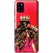 Прозрачный чехол BoxFace Samsung A315 Galaxy A31 Queen and Princess