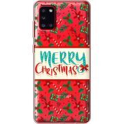 Прозрачный чехол BoxFace Samsung A315 Galaxy A31 Vintage Christmas Pattern