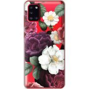 Прозрачный чехол BoxFace Samsung A315 Galaxy A31 Floral Dark Dreams