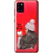 Прозрачный чехол BoxFace Samsung A315 Galaxy A31 love is in the air