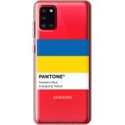 Прозрачный чехол BoxFace Samsung A315 Galaxy A31 Pantone вільний синій