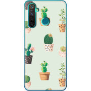 Чехол BoxFace Realme 5 Pro L-green Cacti