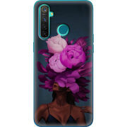 Чехол BoxFace Realme 5 Pro Exquisite Purple Flowers