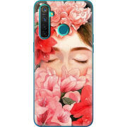 Чехол BoxFace Realme 5 Pro Girl in Flowers