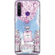Чехол со стразами Realme 5 / 6i Perfume bottle