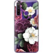 Прозрачный чехол BoxFace Realme 5 / 6i Floral Dark Dreams