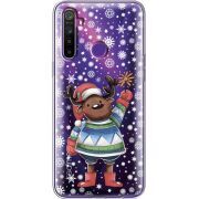 Прозрачный чехол BoxFace Realme 5 / 6i Christmas Deer with Snow