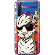 Прозрачный чехол BoxFace Realme 5 / 6i Стильна Лама