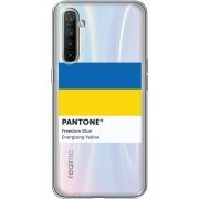 Прозрачный чехол BoxFace Realme XT Pantone вільний синій