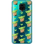Прозрачный чехол BoxFace Xiaomi Redmi Note 9S Pattern Baby Yoda