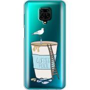 Прозрачный чехол BoxFace Xiaomi Redmi Note 9S Segull in Cofee Pool