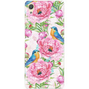 Чехол Uprint Sony Xperia X F5122 Birds and Flowers