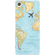 Чехол Uprint Sony Xperia X F5122 Карта