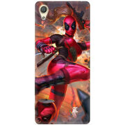 Чехол Uprint Sony Xperia X F5122 Woman Deadpool