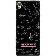 Чехол Uprint Sony Xperia X F5122 Blackpink автограф
