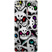 Чехол Uprint Sony Xperia X F5122 Monster meow