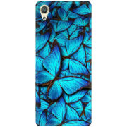 Чехол Uprint Sony Xperia X F5122 лазурные бабочки