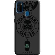 Черный чехол Uprint Samsung M215 Galaxy M21 Dark Coffee
