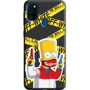 Черный чехол Uprint Samsung M215 Galaxy M21 White Bart