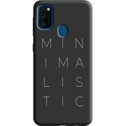 Черный чехол Uprint Samsung M215 Galaxy M21 Minimalistic