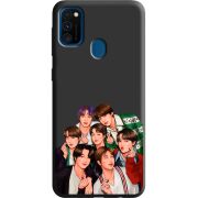 Черный чехол Uprint Samsung M215 Galaxy M21 BTS