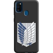 Черный чехол Uprint Samsung M215 Galaxy M21 Атака Титанов Крылья Свободы