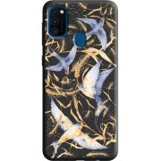 Черный чехол Uprint Samsung M215 Galaxy M21 Ластівки