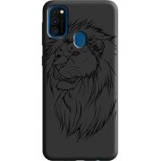 Черный чехол Uprint Samsung M215 Galaxy M21 Lion