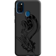Черный чехол Uprint Samsung M215 Galaxy M21 Snake