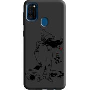 Черный чехол Uprint Samsung M215 Galaxy M21 