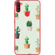 Чехол BoxFace Samsung Galaxy A11 (A115) L-green Cacti
