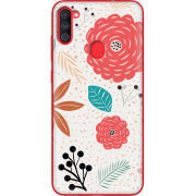 Чехол BoxFace Samsung Galaxy A11 (A115) Line Flowers