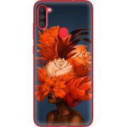 Чехол BoxFace Samsung Galaxy A11 (A115) Exquisite Orange Flowers