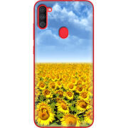 Чехол BoxFace Samsung Galaxy A11 (A115) Подсолнухи