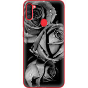 Чехол BoxFace Samsung Galaxy A11 (A115) Black and White Roses