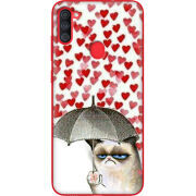 Чехол BoxFace Samsung Galaxy A11 (A115) Raining Hearts