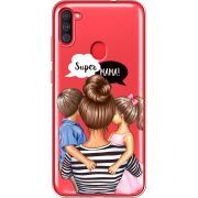 Прозрачный чехол BoxFace Samsung Galaxy A11 (A115) Super Mama