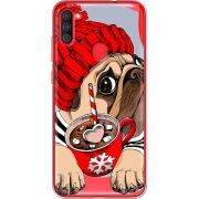 Прозрачный чехол BoxFace Samsung Galaxy A11 (A115) Winter Puggy