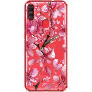 Прозрачный чехол BoxFace Samsung Galaxy A11 (A115) Pink Magnolia