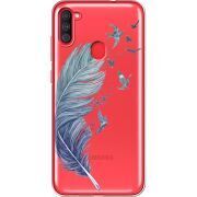 Прозрачный чехол BoxFace Samsung Galaxy A11 (A115) Feather
