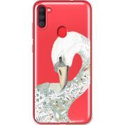 Прозрачный чехол BoxFace Samsung Galaxy A11 (A115) Swan