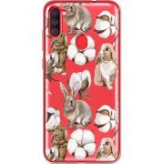 Прозрачный чехол BoxFace Samsung Galaxy A11 (A115) Cotton and Rabbits