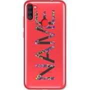 Прозрачный чехол BoxFace Samsung Galaxy A11 (A115) Именной